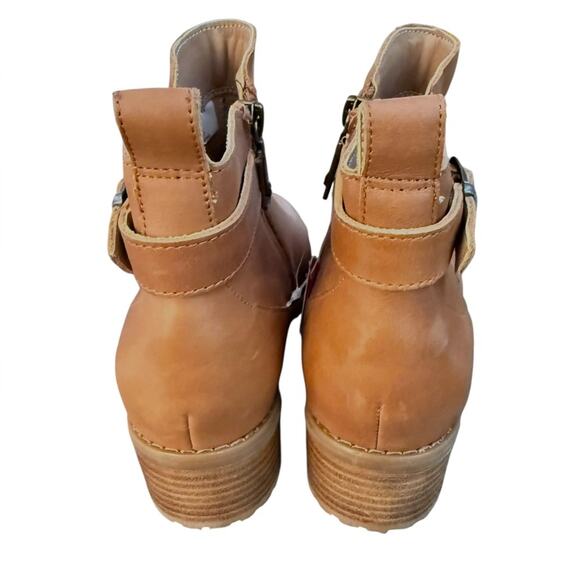 NWOT Blondo Tan Sullivan Leather Waterproof Boots – Sz 9M - Picture 8 of 9